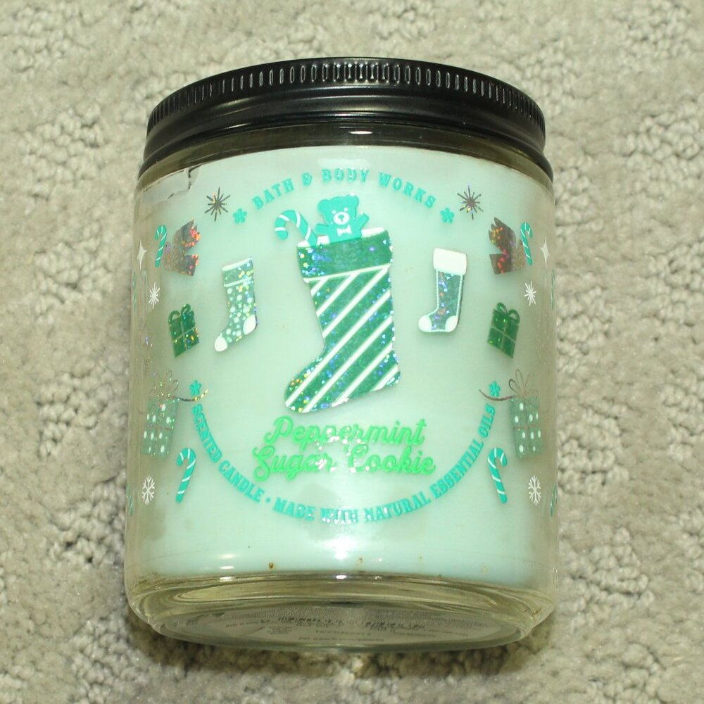 Bath and Body Works “Peppermint Sugar Cookie” 7 oz Scented Candle